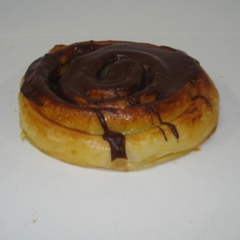 Koffiebroodje rond choco