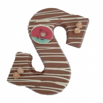 Chocoladeletter 200 gram praliné vulling