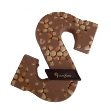 Chocoladeletter 200 gram hazelnoten