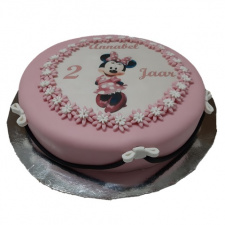 Minnie Mouse icingtaart 