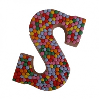 Chocoladeletter 200 gram Color