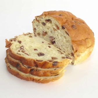 Rozijnenbrood rond