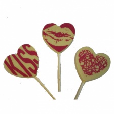Chocolade lollie hart
