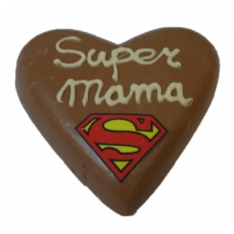 Chocolade hart super mama