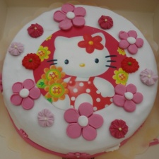 Hello Kitty icingtaart 