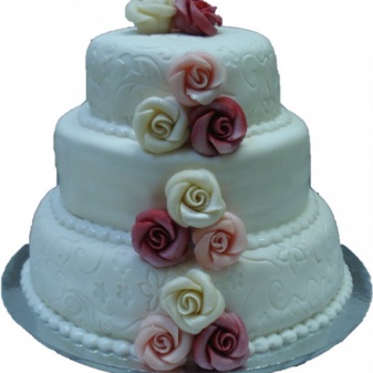 Bruidstaart icing stapeltaart 2