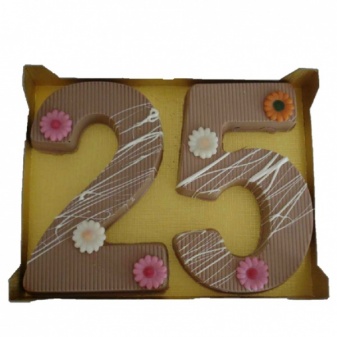 Chocolade cijfers groot