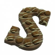 Chocoladeletter 200 gram pepernoot