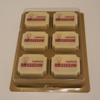 Bonbons met opdruk in doosje (6x)