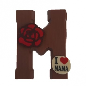 Chocoladeletter Moederdag 100 gram