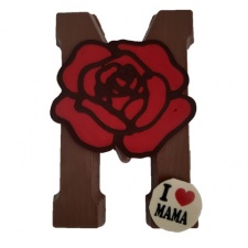 Chocoladeletter Moederdag 200 gram