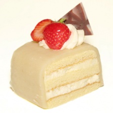 Marsepein gebakje naturel