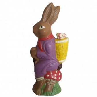 Haas met paddenstoel