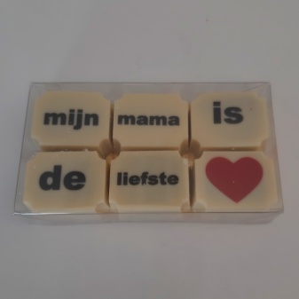 Moederdag bonbons 'mijn mama is de liefste' 
