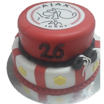 Ajax stapeltaart 30 personen