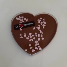 Chocoladehart in doosje