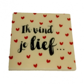 Chocoladeplak Valentijn