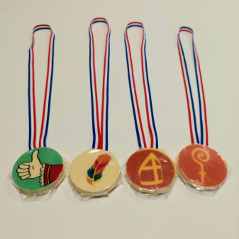 Chocolade medaille Sint