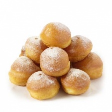 Slagroom soesjes per 100 gram