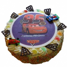 Cars slagroomtaart 