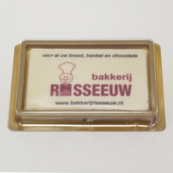 Chocolade visite kaartje (4x)