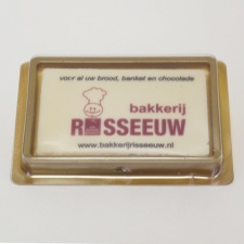 Chocolade visite kaartje (4x)